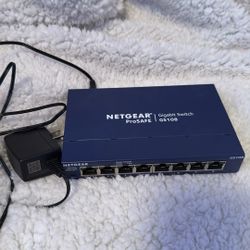 Netgear 8 Port Gigabit Ethernet Unmanaged Switch,  GS108