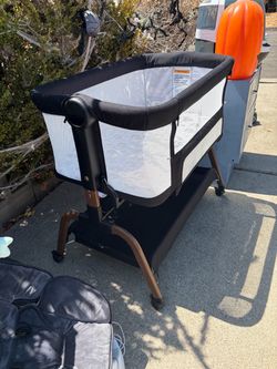 Baby items bundle with bassinet , diaper genie, & swing