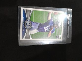 Andrew Luck Topps Football Card