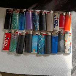 20 working lighters
