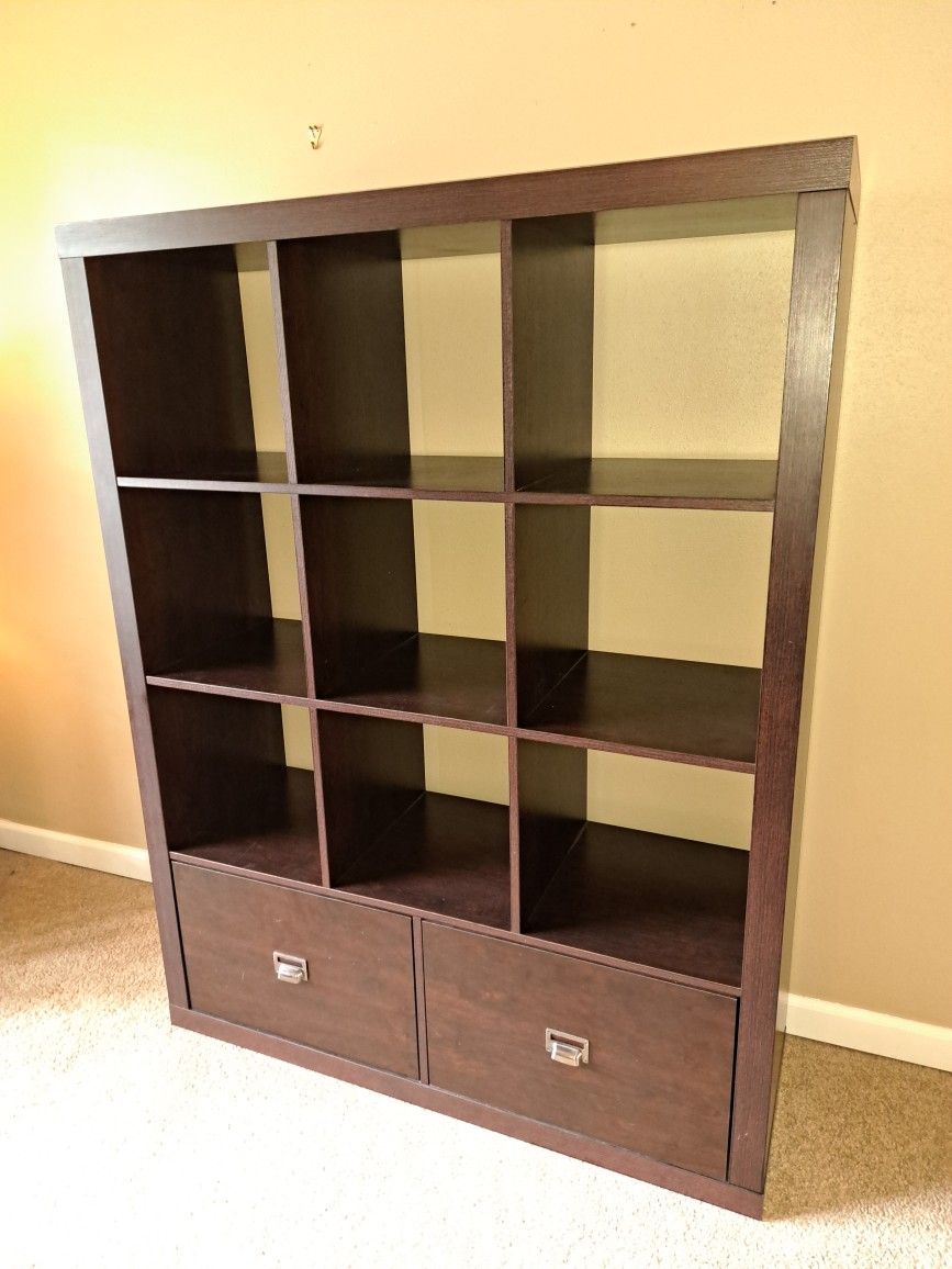 Bayside Furnishings 9-Cube Storage Cabinet W/ Drawers