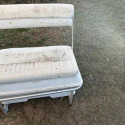 Cooler boat seat