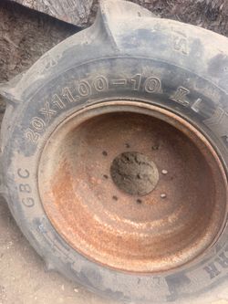 GBC 20x11.00-10 Tire and Rim