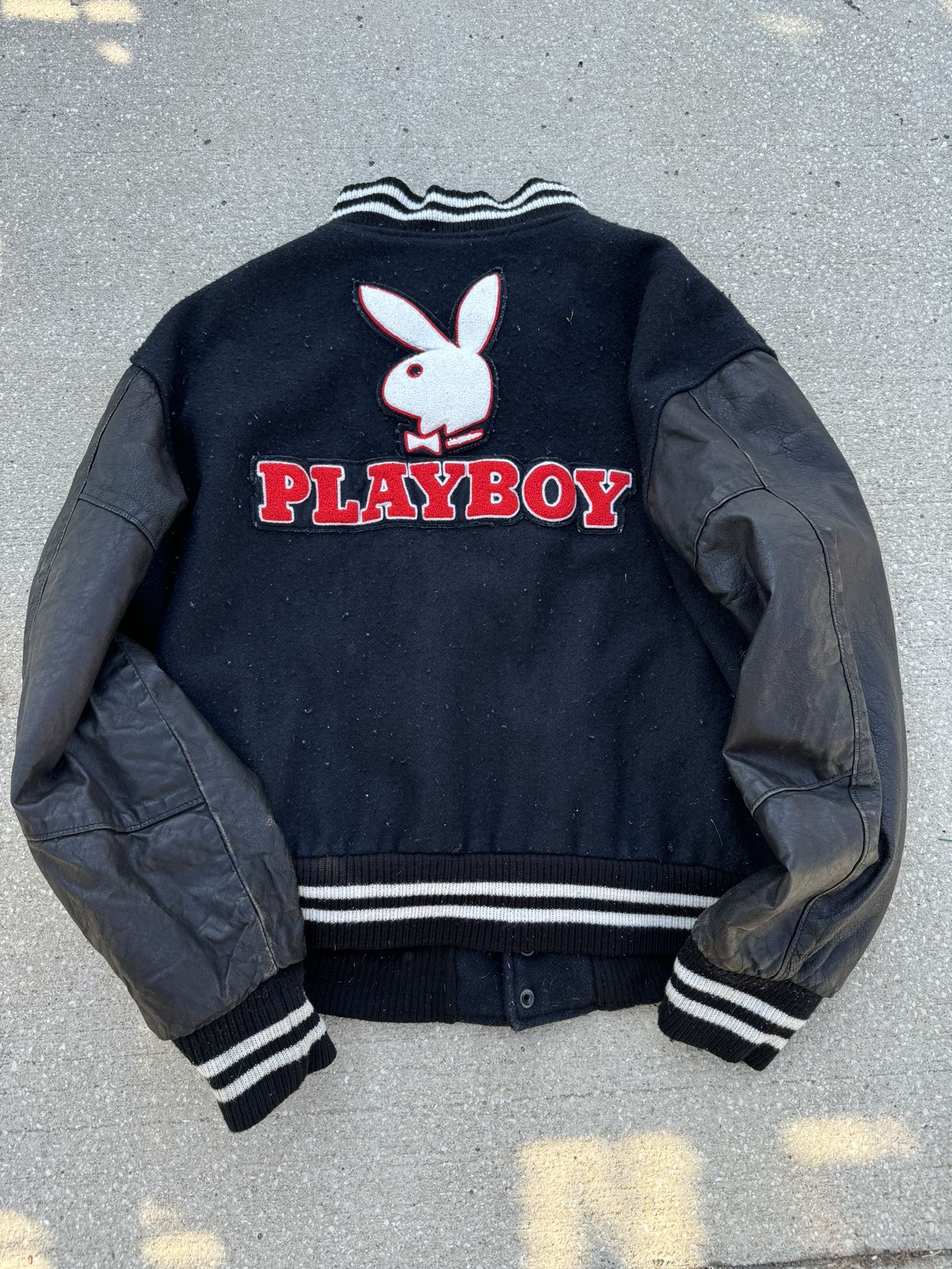 True Vintage Playboy Varsity Jacket Large