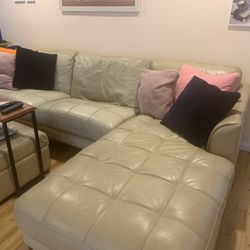 Leather Sectional 