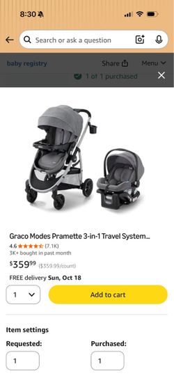 Graco 3-1 travel system
