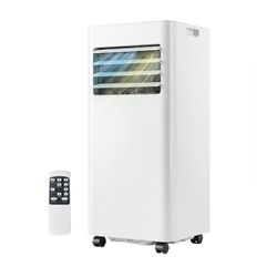 10000BTU Portable Air Conditioner with Heater, 5-in-1 Portable AC Unit with Cooling & Heating, Fan & Dehumidifier up to 450 sq.ft, 24H Timer, Remote C
