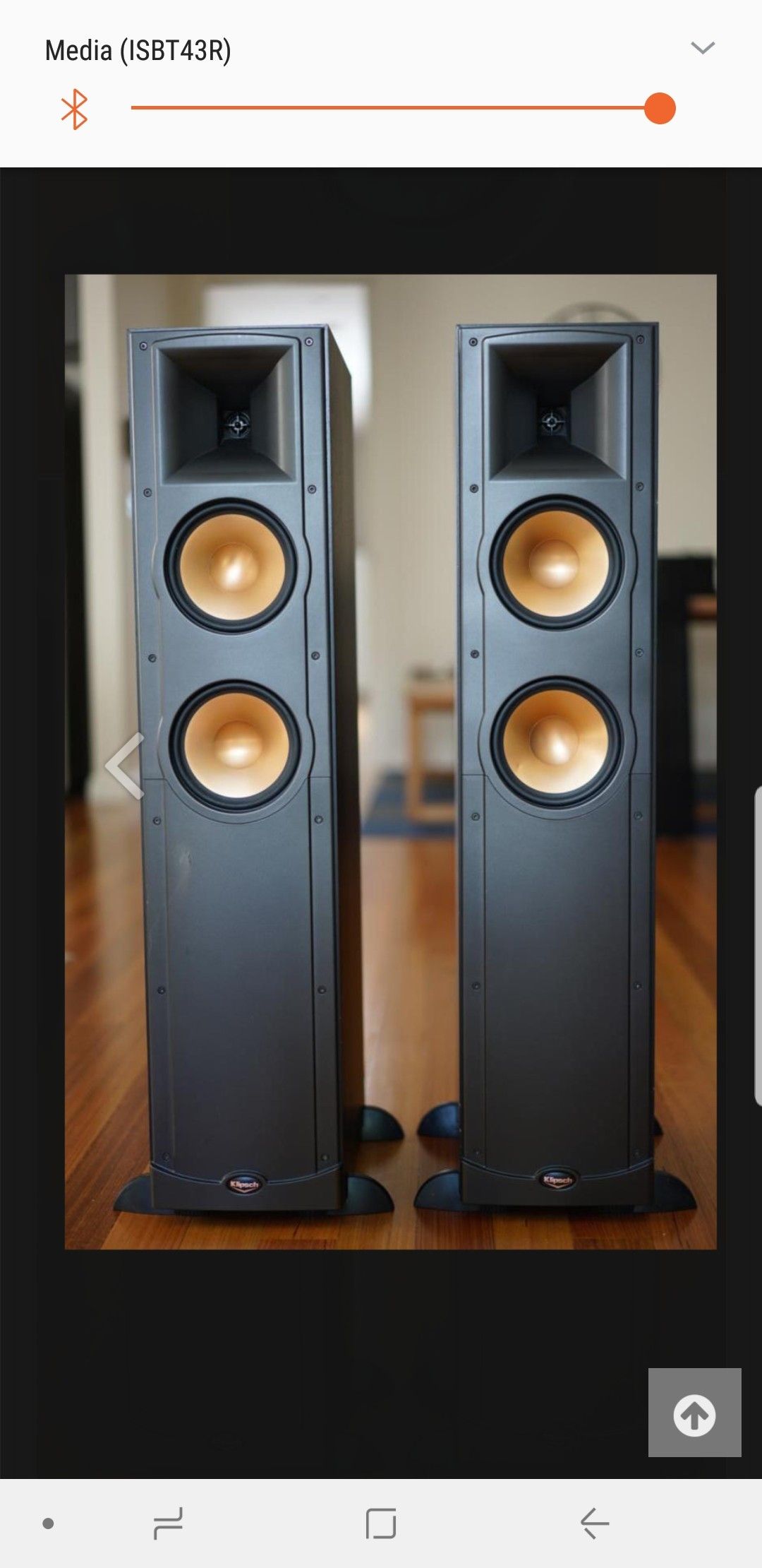 Klipsch Rf25 Tower Speakers Dual 6 1/2 inch. T