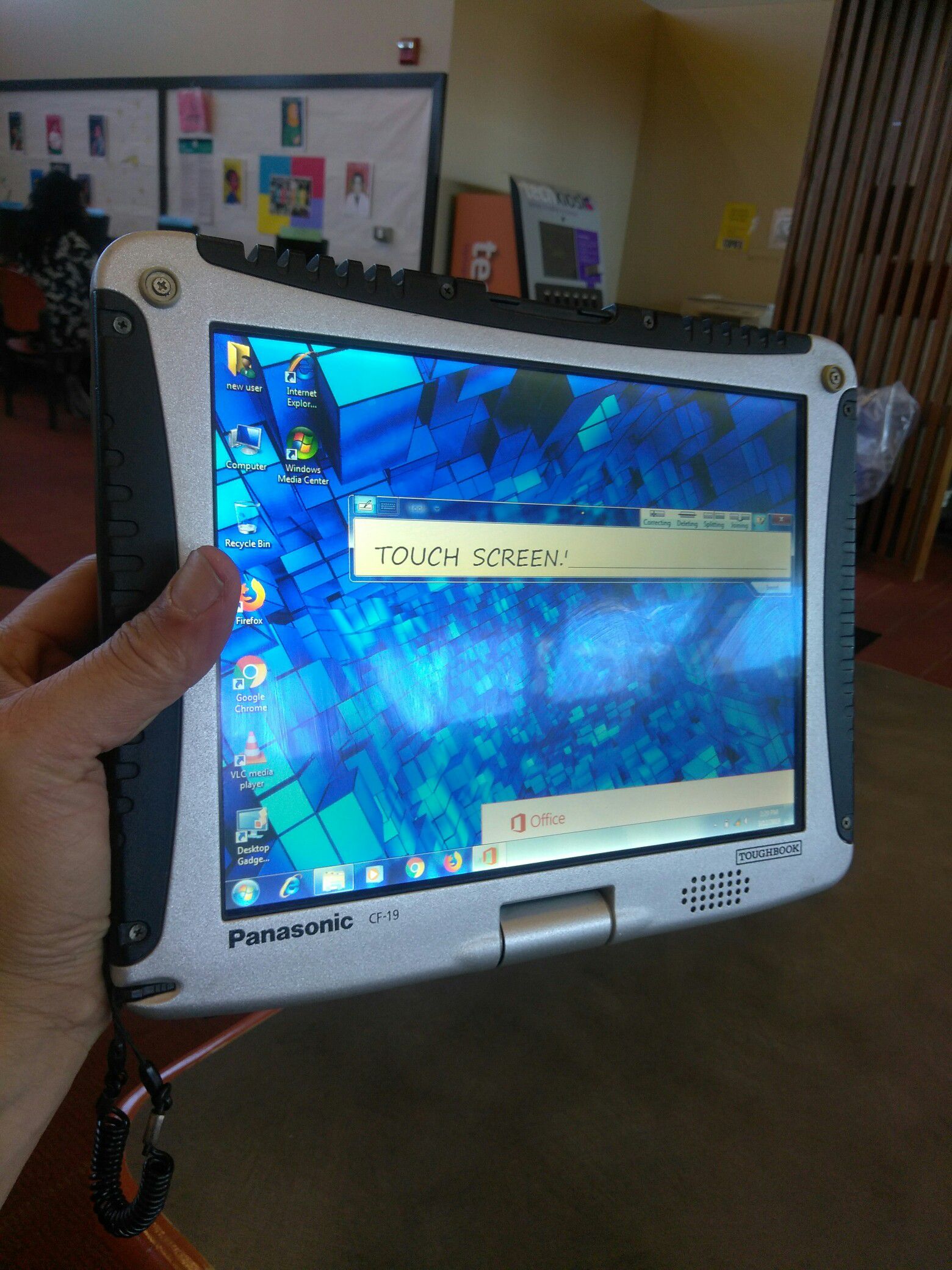 Panasonic toughbook notebook tablet touchscreen
