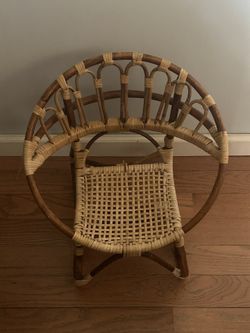 Antique Rattan Child’s Chair