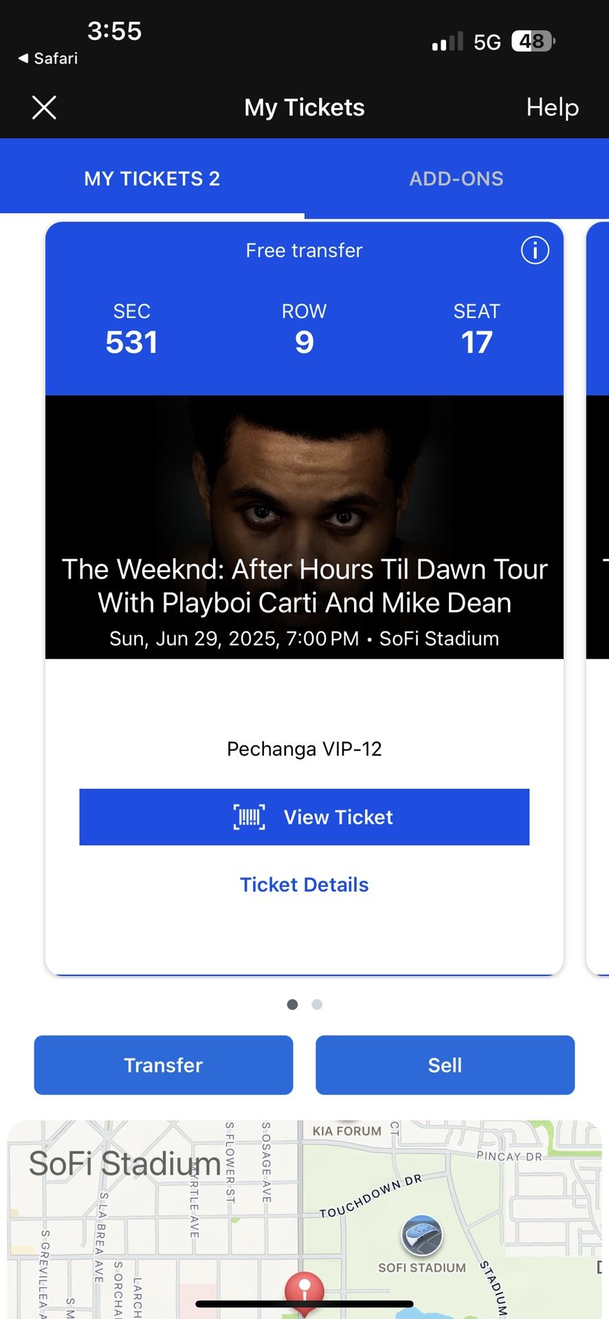 The Weeknd Tickets For Sunday