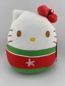 Squishmallows 8" Hello Kitty Christmas Tree Plush - New With Tags