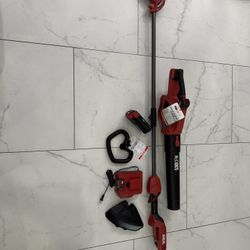 SKIL PWRCORE 40 Brushless 40V 14" String Trimmer and Leaf Blower Combo