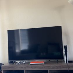55 inch TV and TV table