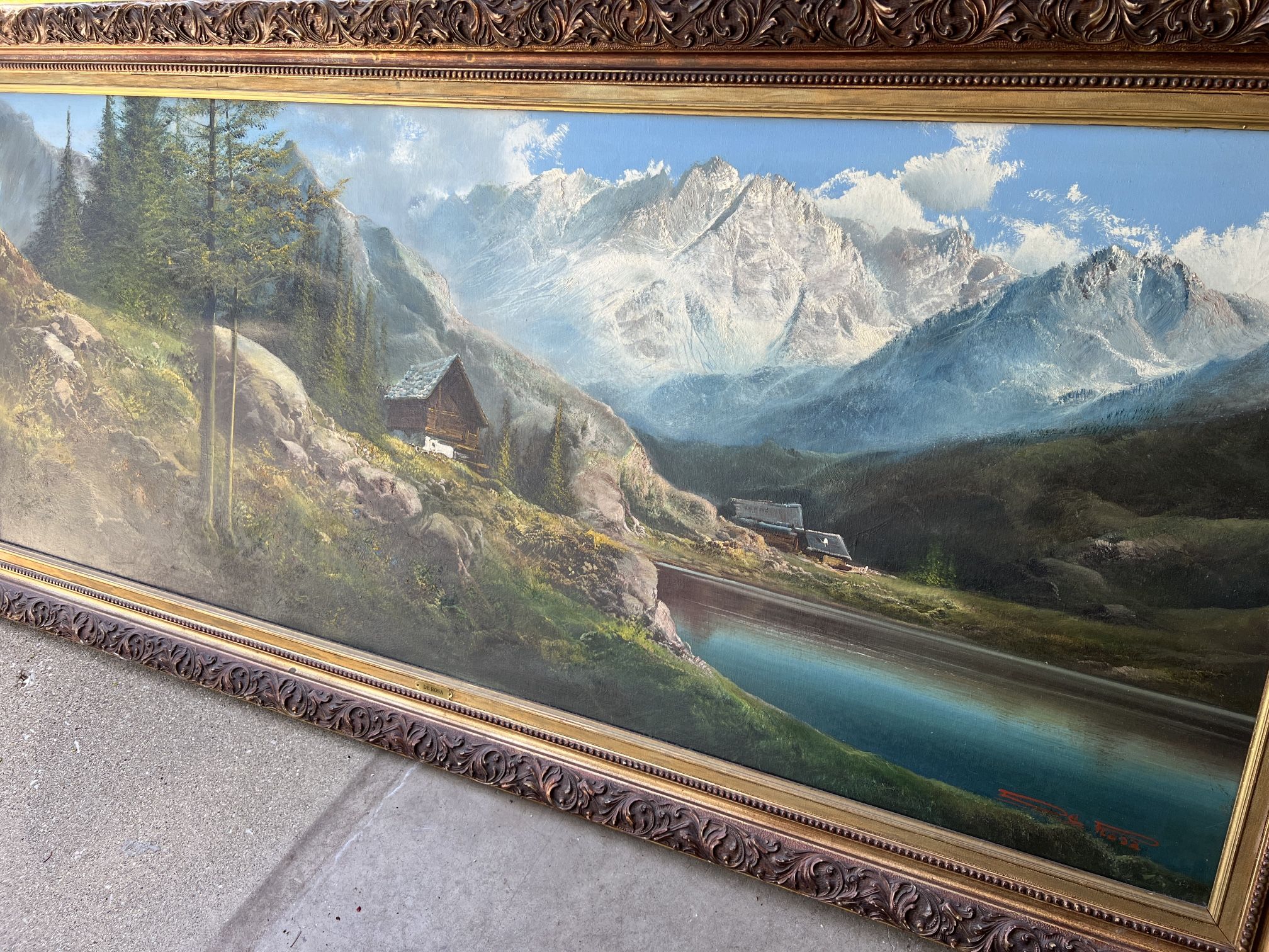 De rosa Painting Oil On Canvas