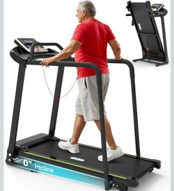 NEW Redliro Senior Walking Treadmill – Long Safety Handrails – NIB