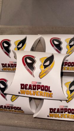 Deadpool & Wolverine enamel pin set