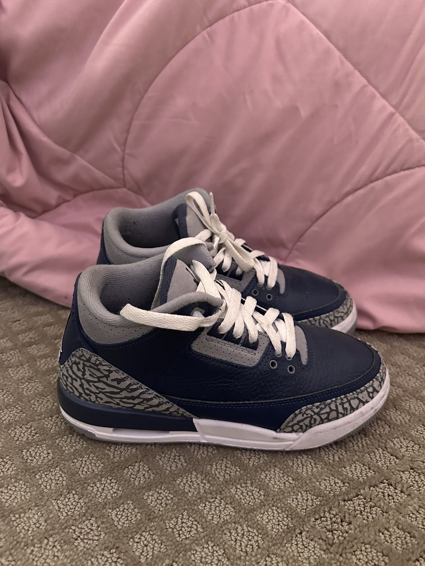 Jordan 3’s Blue n Grey