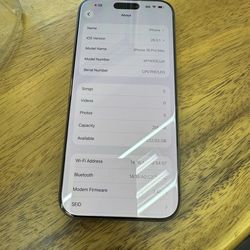 iPhone 16 pro max unlocked 256gb