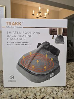 Shiatsu Foot And Back Heating Massager