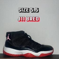 Jordan 11 Bred Size 5.5