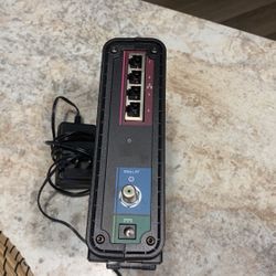 Like new Arris internet Modem SBG6580 Black 