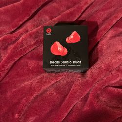 Red Beats Studio Buds