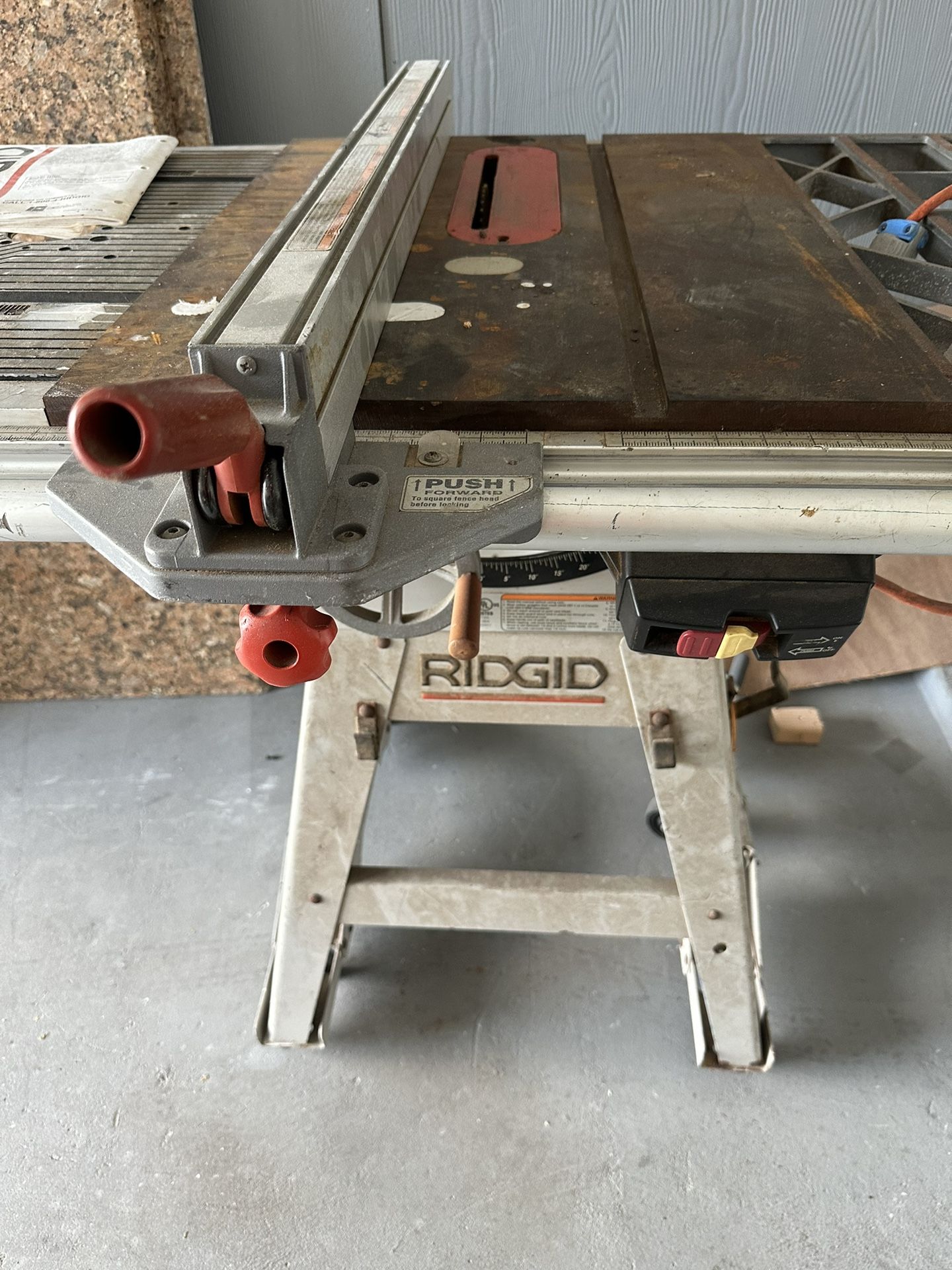 Rigid Table Saw And Router Table