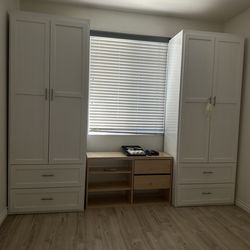 Closet cabinets