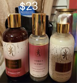 Bath Body Vanilla Nutmeg 