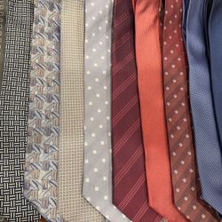 Lot of 14 Ties Including Skinny and Regular