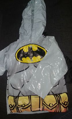 Batman rain jacket size 2t.