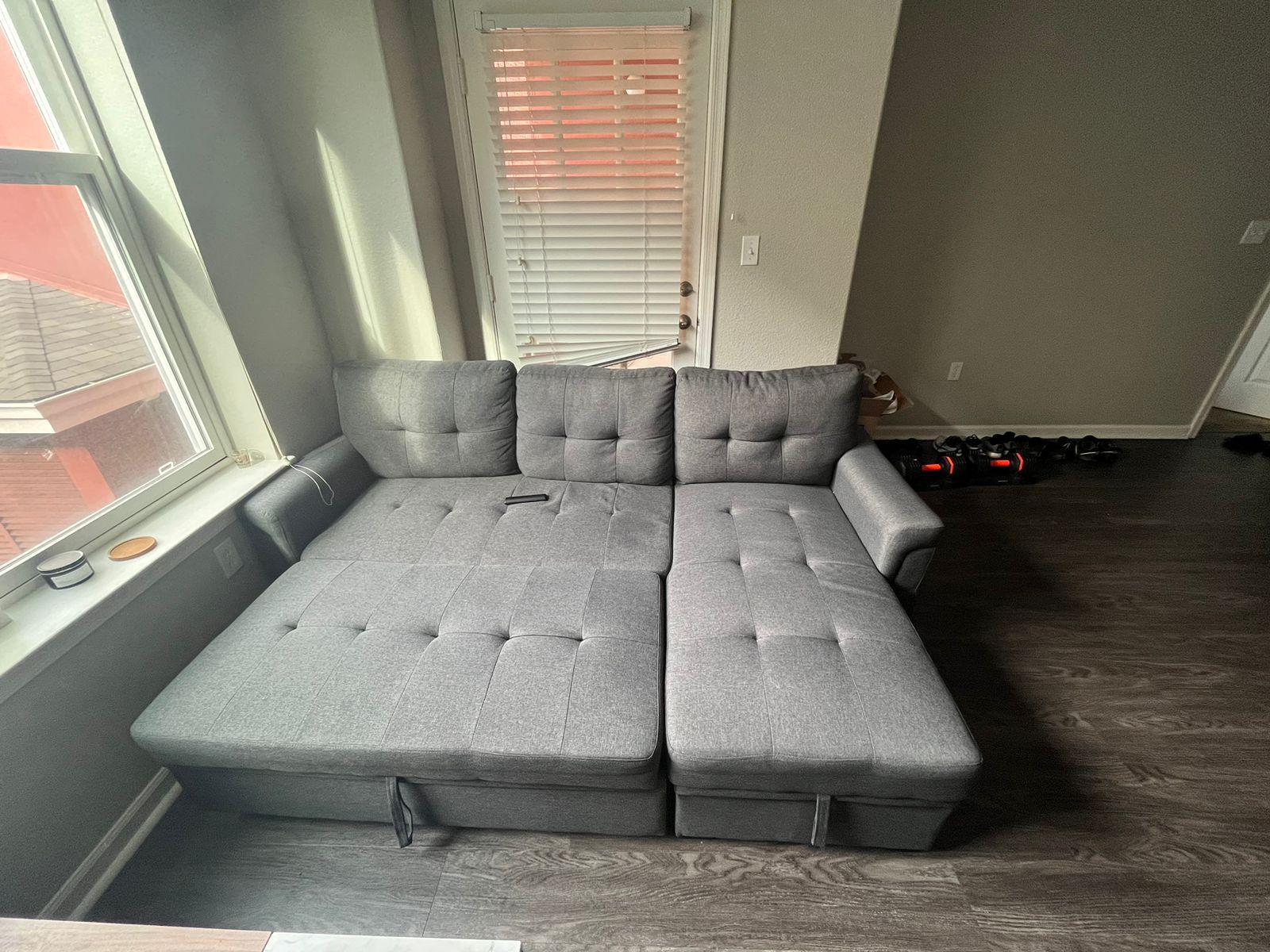 Pull Out Sofa With storage 