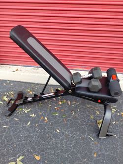 Bowflex Incline Bench W/Dumbbells 