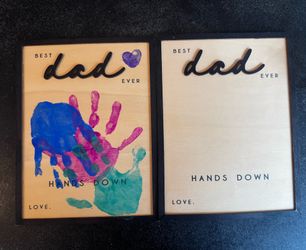 Wooden frame for “Best Dad Ever”