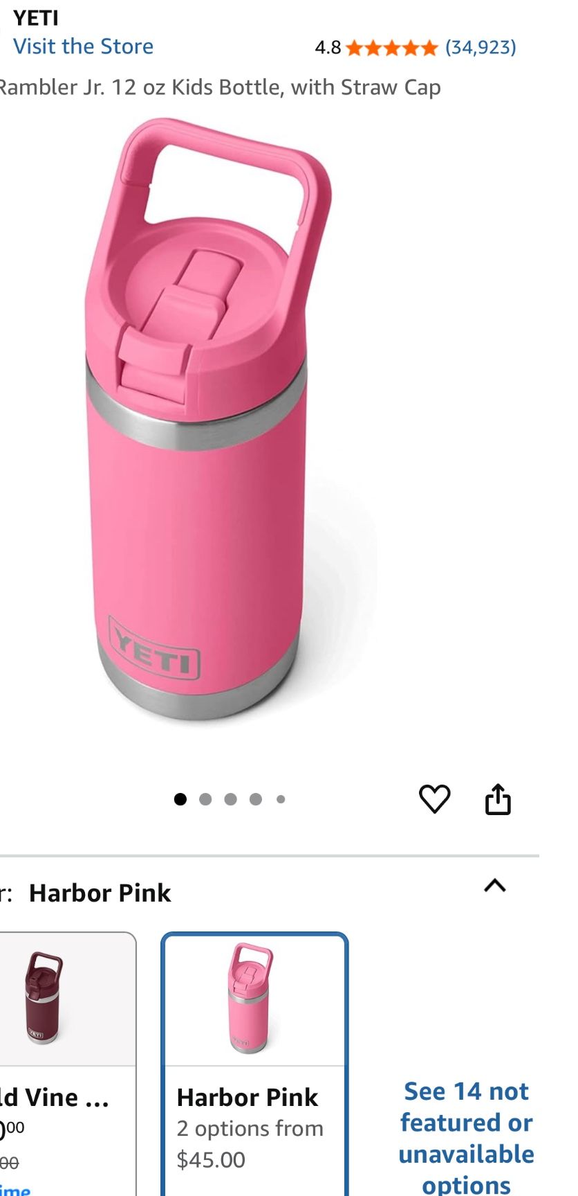 YETI Rambler Jr. 12 oz Kids Bottle