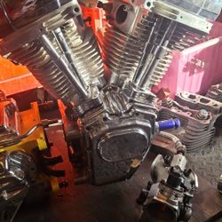 Harley-Davidson 124 Motor With Screaming Eagle Tranny 6 Speed