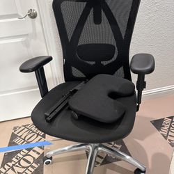 Office Chair With Lumbar And Leg Support