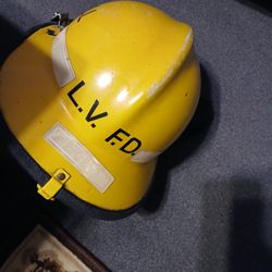 1980's Vintage Las Vegas Firemans Helmet Excellent Condition 
