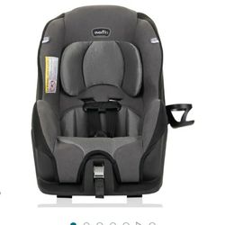 Evenflo Tribute LX 2-in-1 Lightweight Convertible Car Seat, Travel Friendly (Saturn Gray) *New* Retail Price: $79.99