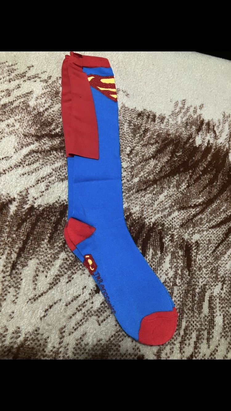 $3 Each/2 For $5, Superhero Socks with Cape