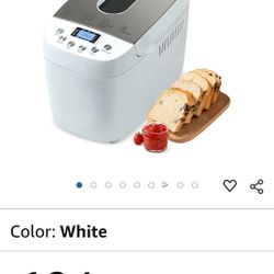 Patioer 3LB Bread Maker Machine Automatic Bread Machine with Dual Kneading Paddles 15-in-1 Breadmaker Dough Maker with Gluten Free Setting, 3 Loaf Siz