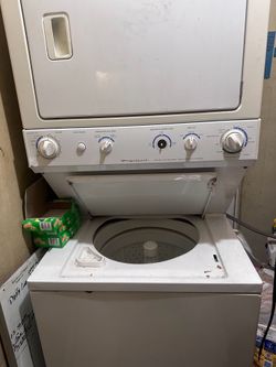 Stackable washer and dryer (no holds first come first serve)