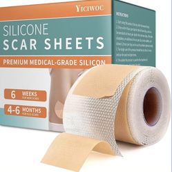 4.5 4.5 out of 5 stars (26) Silicone Gel Patch, Scar Removal Tape for C-section，Surgical，Tummy Tuck，Burn, Acne, Keloid Bump Removal(1.6"X 59" Roll-1.5