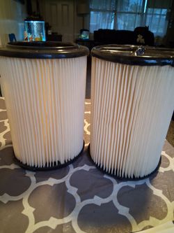 2 pack filter for rigid wet/dry vacs.5-16 Gal $25