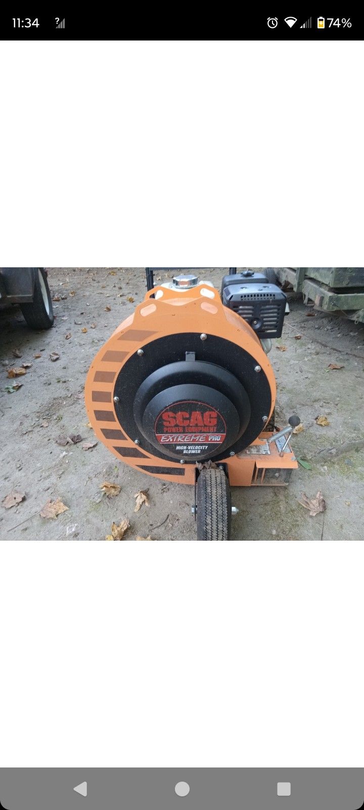 SCAG Power Equipment Extreme Pro High Velocity Blower