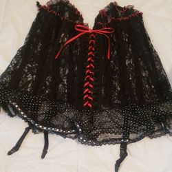 Black and Red Lingerie 