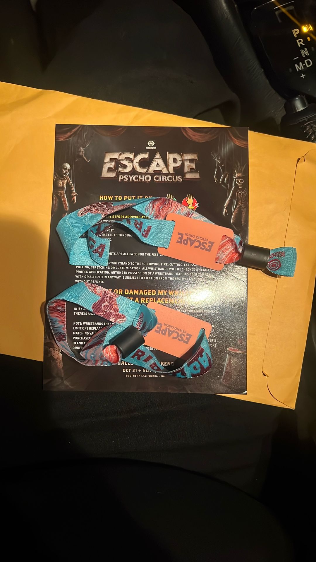 Escape Single Day Tickets Friday 