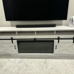 Fireplace TV Entertainment Center Ashley furniture 