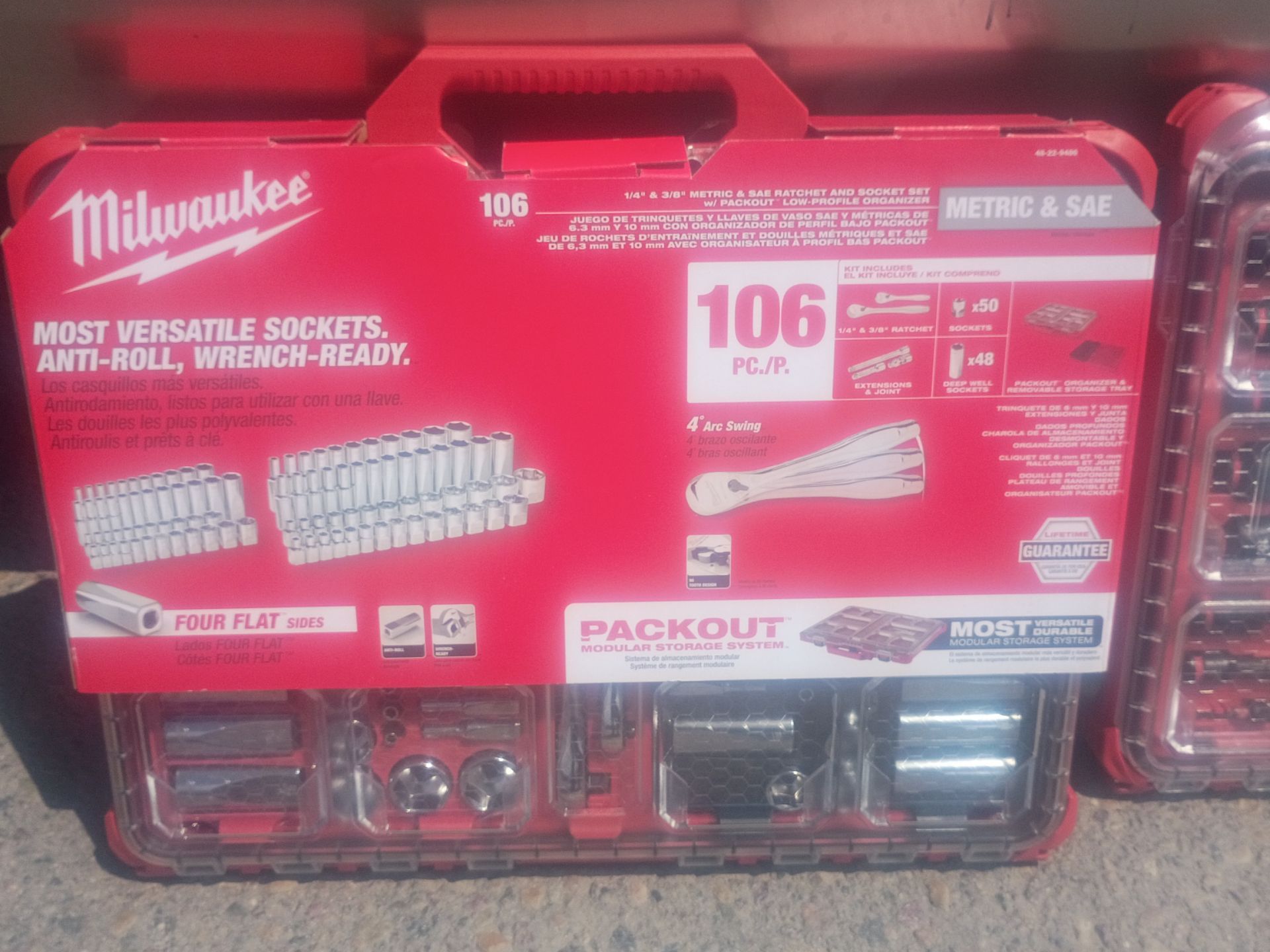 Rachet set Milwaukee 106 pices.
